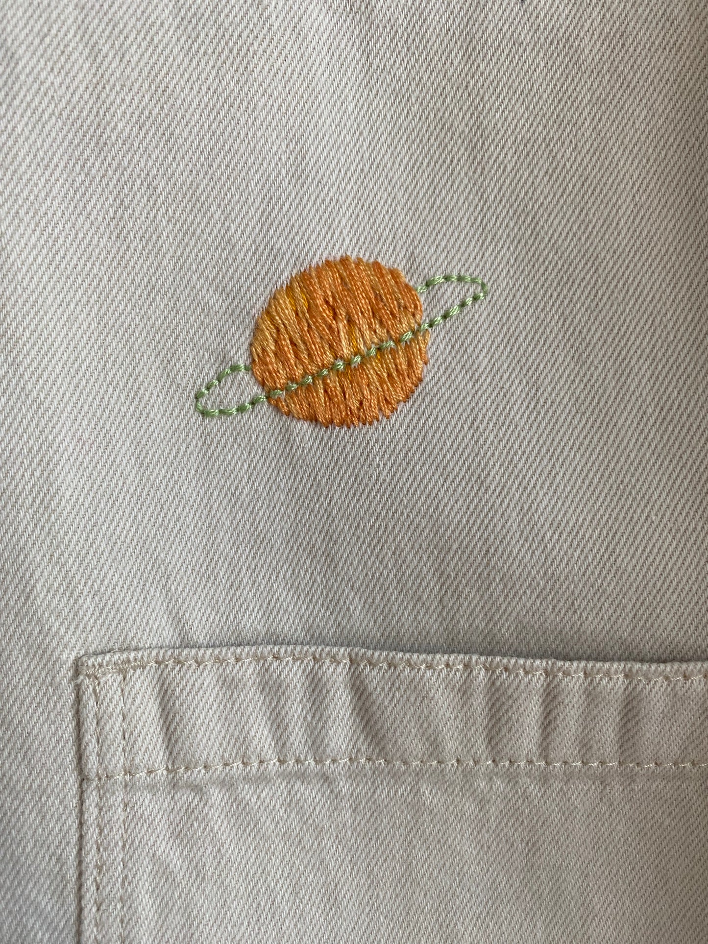 Jakke med broderi