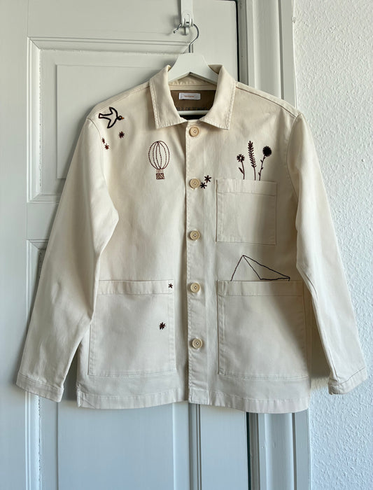 Jakke med broderi