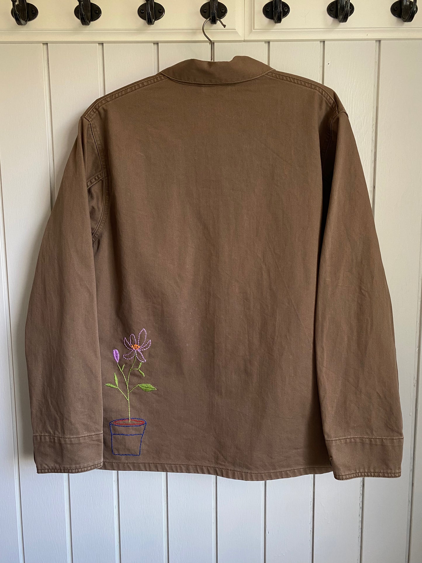 Jakke med broderi
