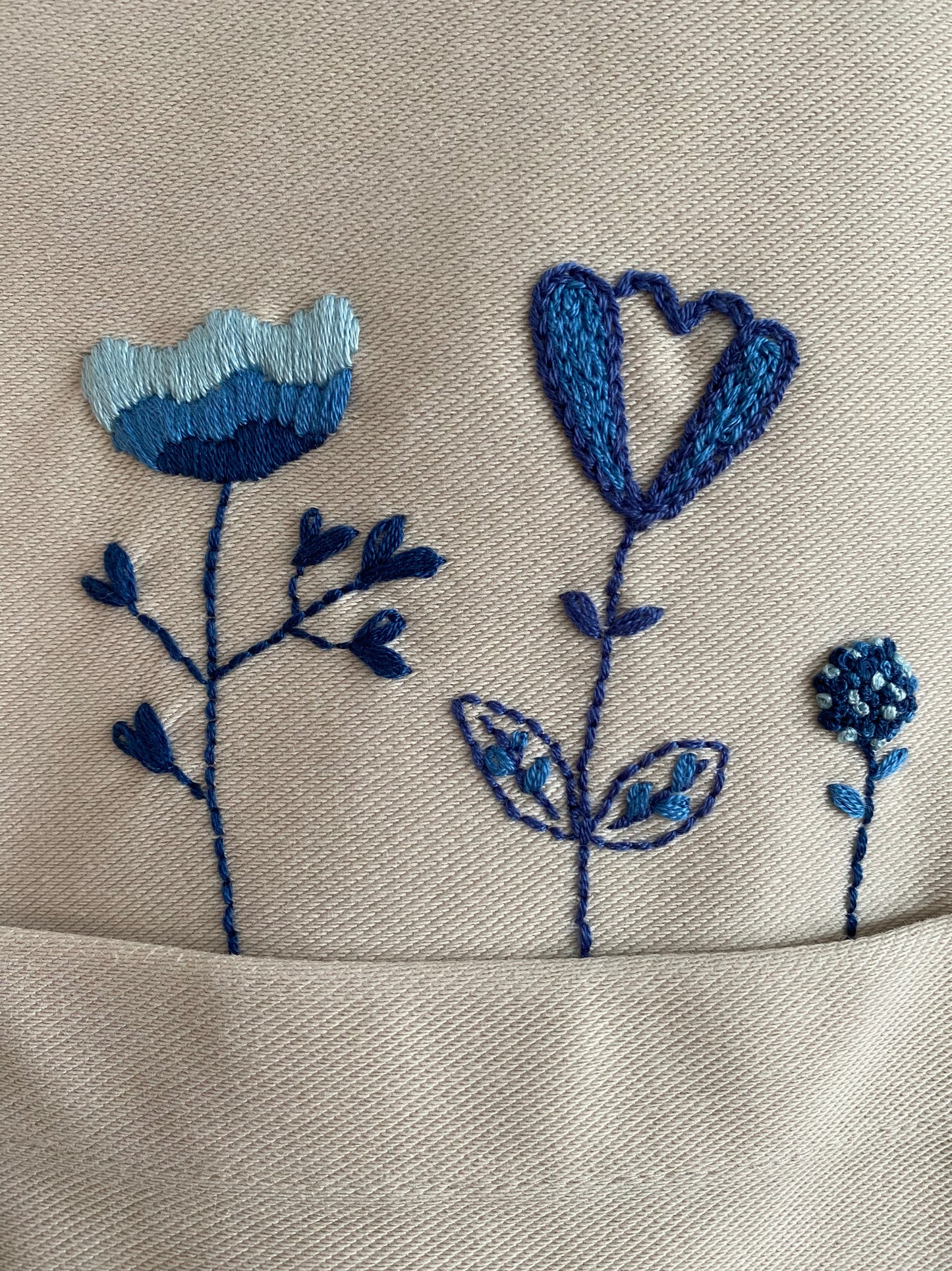 Jakke med broderi