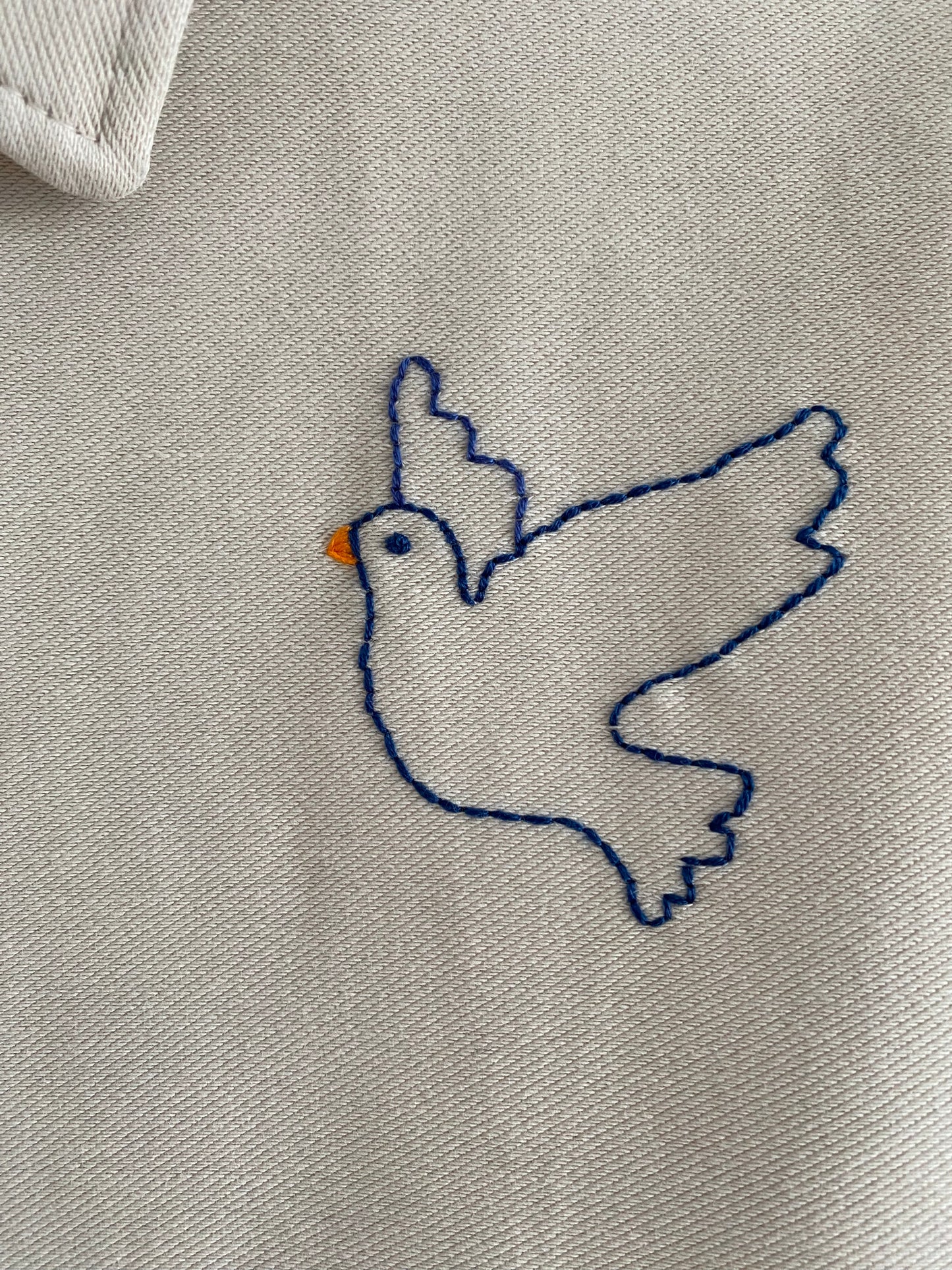 Jakke med broderi