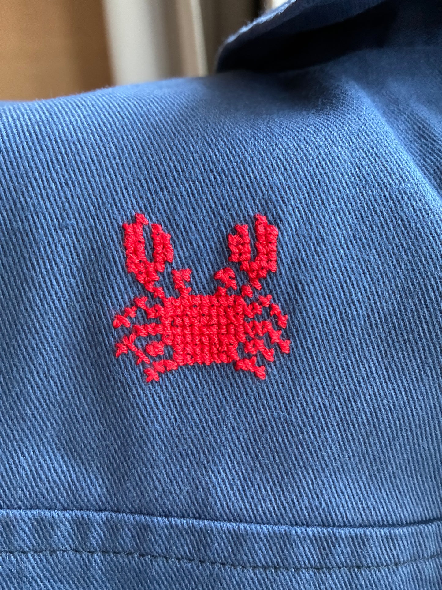 Jakke med broderi