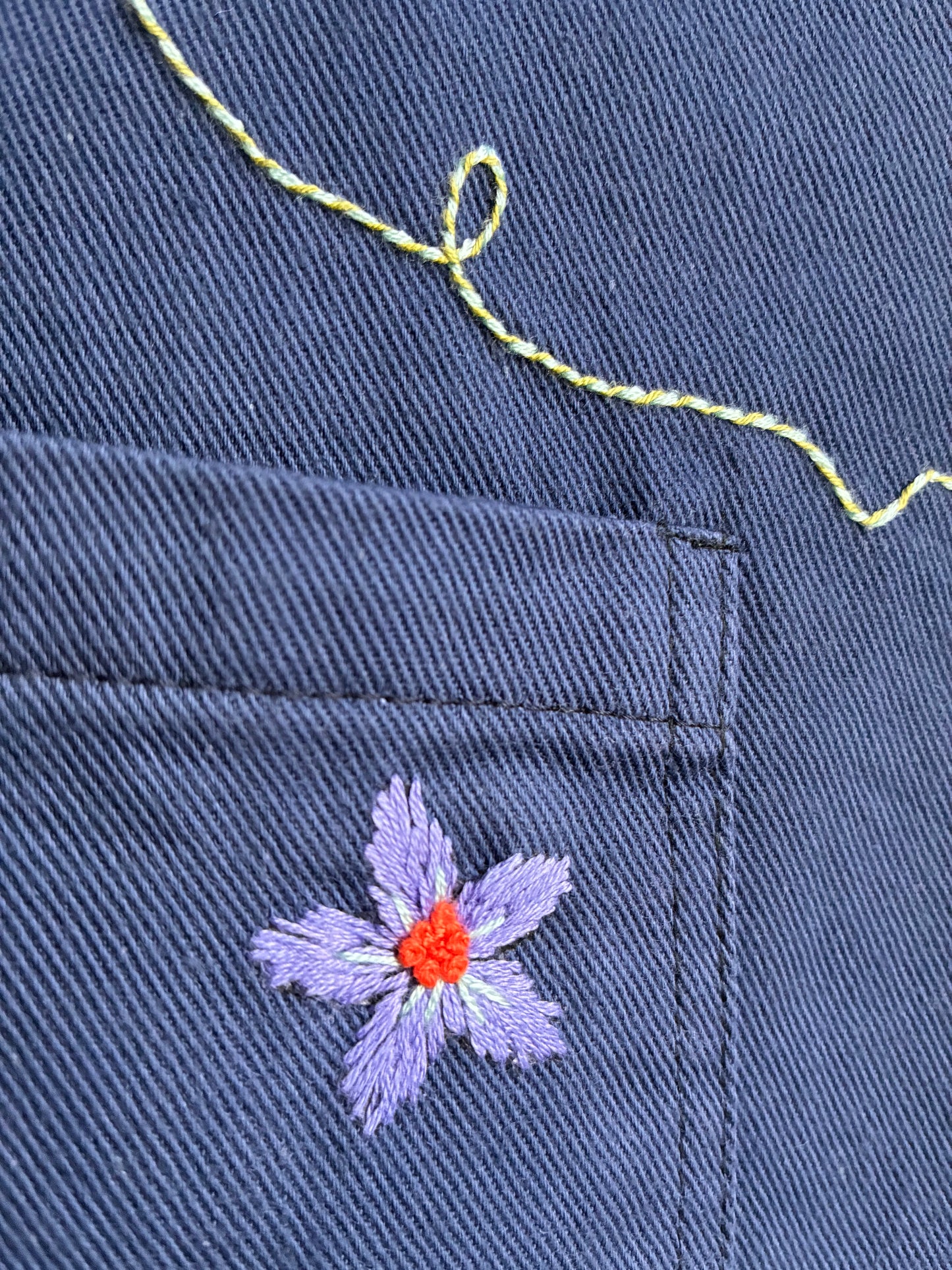 Jakke med broderi