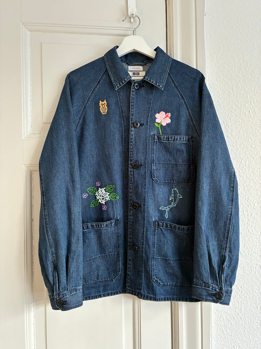 Jakke med broderi