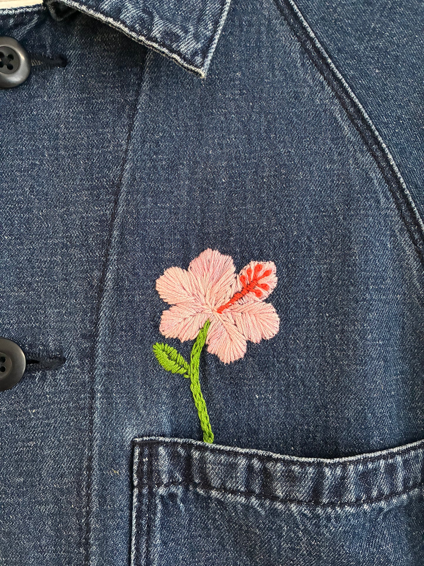 Jakke med broderi