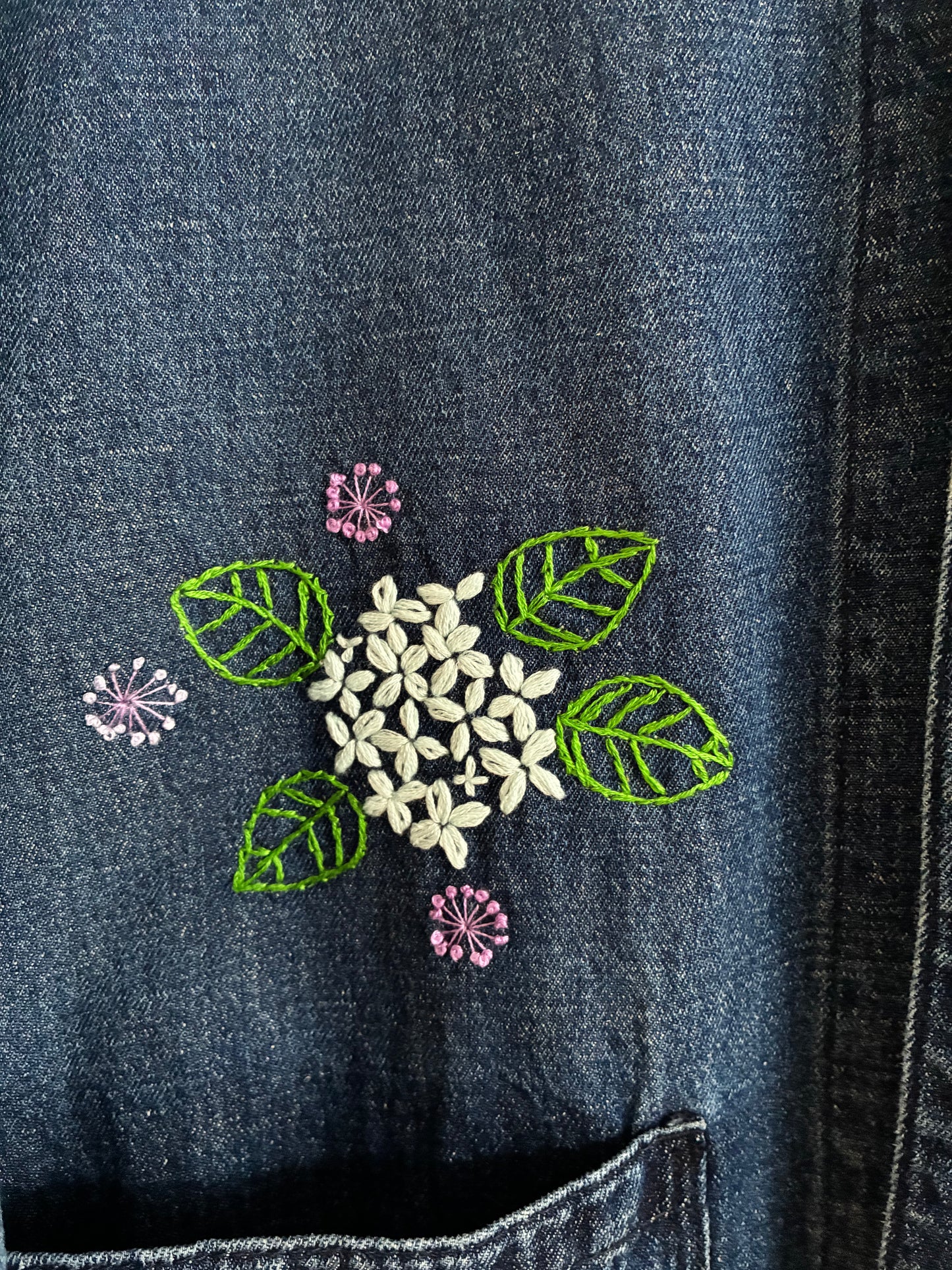 Jakke med broderi
